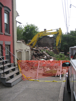 Mass Demolition On Alexander Street, Sept. 07