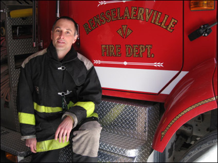 Volunteer Firefighter David Weiss