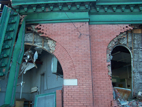 Freihofer's Building Being Destroyed