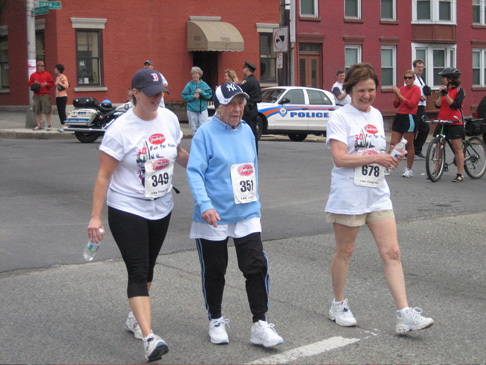 The 97 Year Old Woman Crossing S. Swan Street