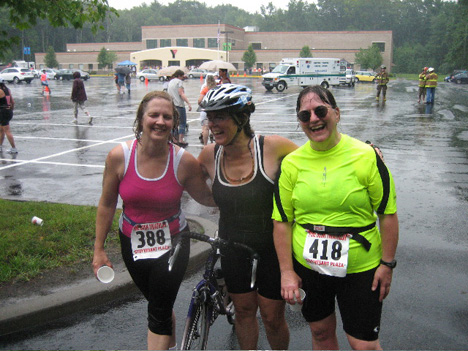Triathlete Trainer Dori Baum, Prize Winner Claire Nolan, The Wife