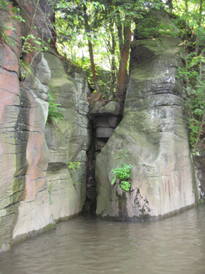 Moss Island from the water