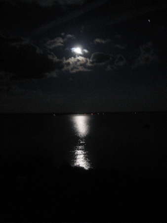 Full Moon Over Lake Sacandaga