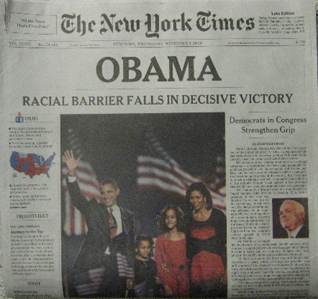 This NY Times Was Priced $40 At The Albany Institute Of History And Art Book And Ephemera Sale, 11/9/08 At The Armory.  For Real.