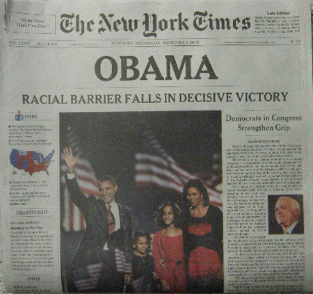 This NY Times Was Priced $40 At The Albany Institute Of History And Art Book And Ephemera Sale, 11/9/08 At The Armory. For Real.
