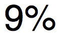 9%