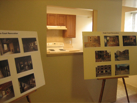 Interior of beautiful apartment