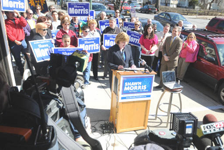 Shawn Morris Announcing Her Candidacy