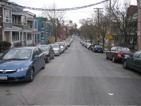 Elberon Street, Looking Downstream Toward Washington Park