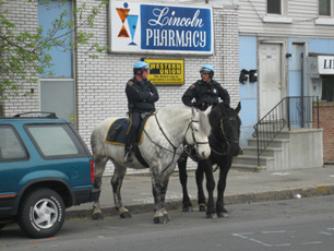 Cops Across The Intersection