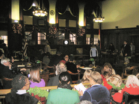 Common Council Chambers Before The Swearing