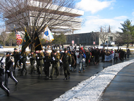 Along Park Avenue, State Museum In Background