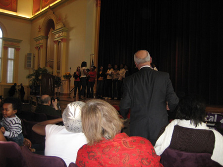 Congressman Paul Tonko Clapping With The Kids