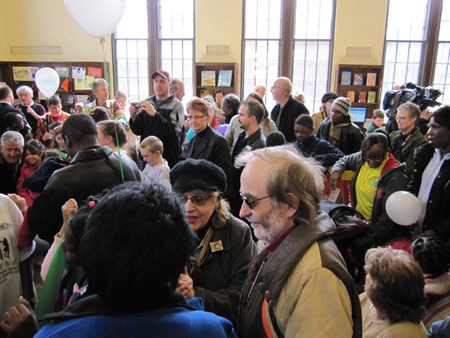 Howe Library Was Packed With Visitors