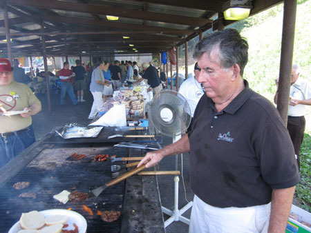 Senator Neil Breslin At The Grill
