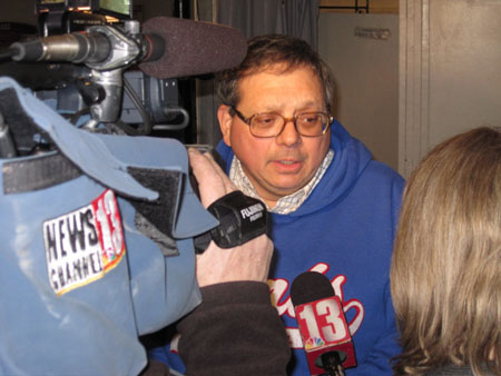 Dominick Calsolaro (1st Ward) Talks TV In The Hallway Of Bath #2