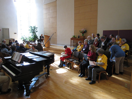 The New Sanctuary At The First Unitarian Universalist Society Of Albany, The Light Well At Left