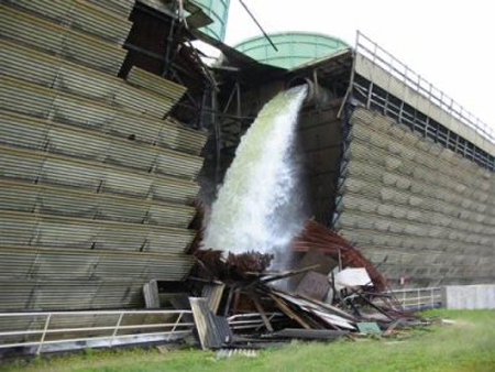 Vermont Yankee Cooling Tower Collapse, Aug. 2007