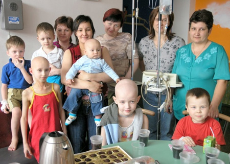 Chernobyl Children With Cancer (photo from the UK Chernobyl Children's Project)