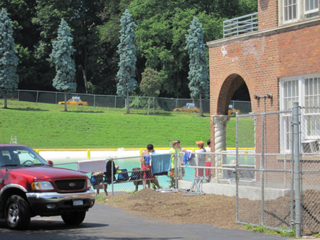 Lifeguards Inside The Fence, 3 Days Before The Pool Opens