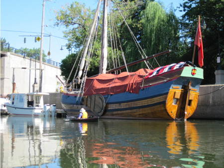 The Onrust Sitting Idle