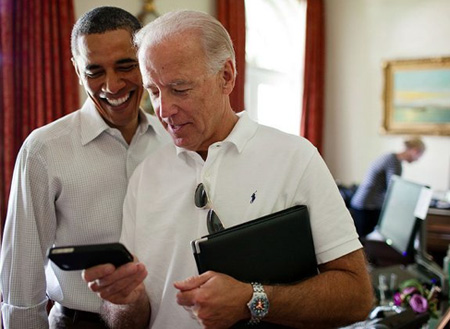 Vice President Joe Biden With Barack Obama