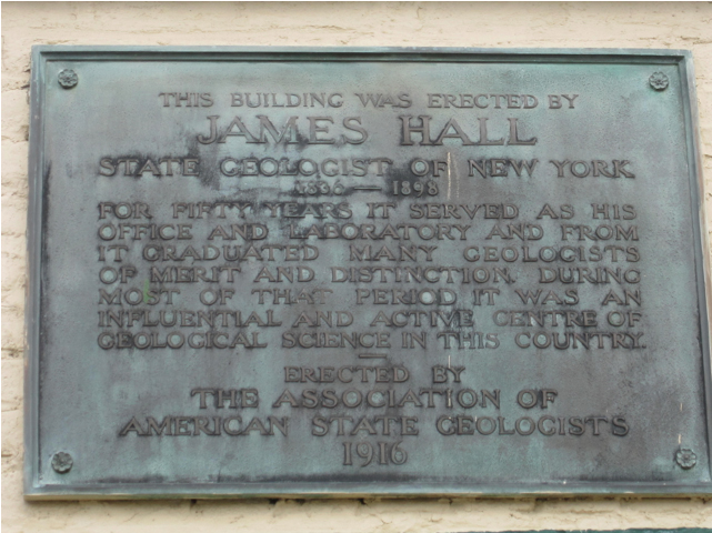This Building Erected by James Hall