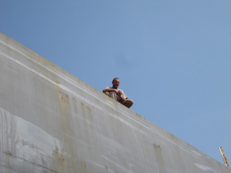 The Gentleman On The Tank Barge