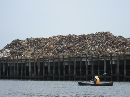 Scrap Metal Recycling, Across The River In Rensselaer