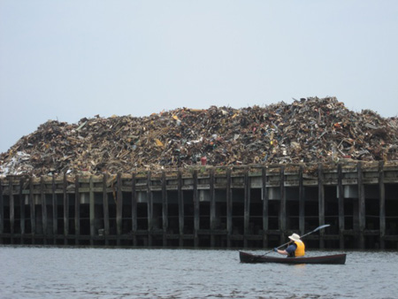 Scrap Metal Recycling, Across The River In Rensselaer