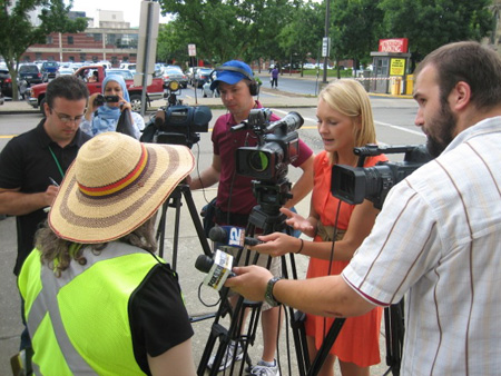 The Wife Talks To The Media