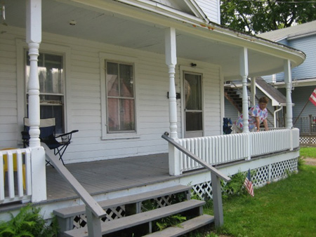 The Front Porch Where We Dried Off And Recovered