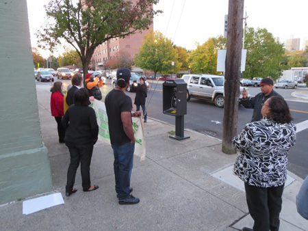 SNUG Anti-Gun Violence Rally, Morton Avenue And Elizabeth Street, In Response To A Nearby Non-Fatal Shooting, November 2013