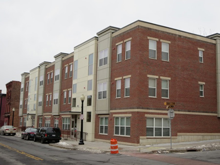 The New Buildings At Alexander And South Pearl Streets Today