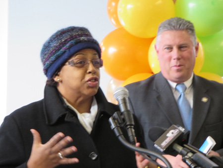 Common Council President Carolyn McLaughlin And Assembly Member John McDonald