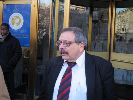 Dominick Calsolaro Standing Outside Earlier Waiting To Get Inside Like The Rest Of Us Nobodies