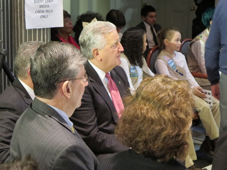 Jerry Jennings (Center) Watches From The Side
