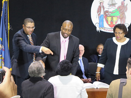 Former Albany Police Officer Kelly Kimbrough (4th Ward) Signs