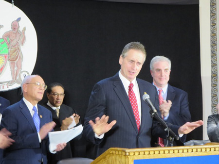 Lt. Governor Robert Duffy Gives The Keynote, With Paul Tonko, Judge Randolph Treece and Darius Shahinfar