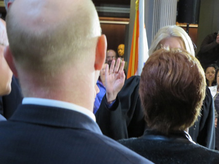 The Back Of Kathy Sheehan's Head, Judge Walsh's Hair And Hands, And More Of Auditor Engstrom Than I Want To Look At