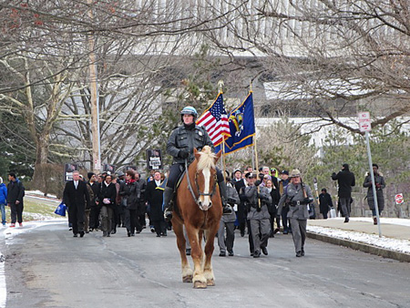 Here Come The Marchers Through Lincoln Park