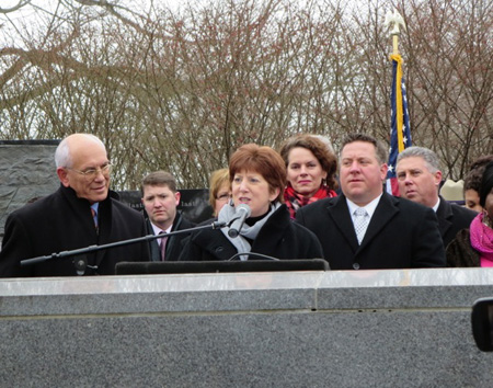 Everyone Listened Carefully To Mayor Sheehan's Stunning Speech