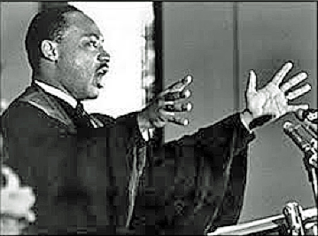 Martin Luther King Preaching