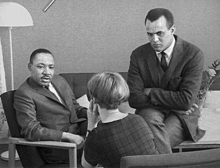 Martin Luther King And Harry Belafonte Interviewed In Sweden, 1967