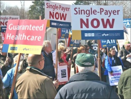 Rally For Single Payer Health, Albany NY Capital January 2013