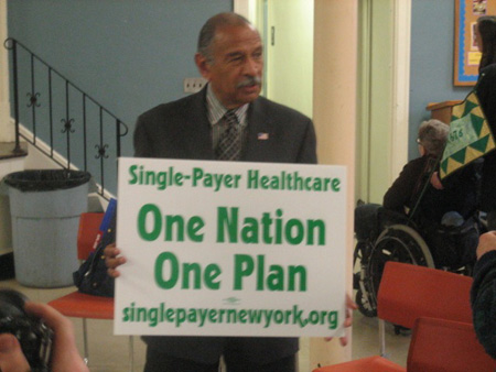 Michigan Congressman John Conyers At Westminster Presbyterian Church, Albany NY, March 2009