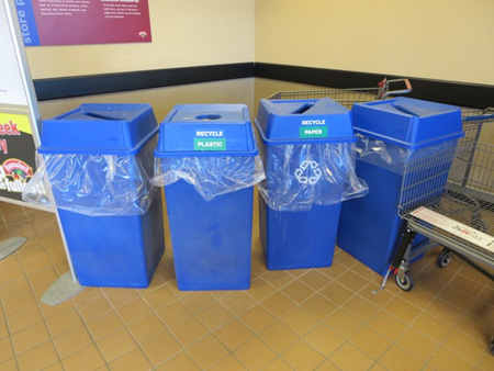 Wait, What? Unspecific Recycling Cans At The Albany Hannaford