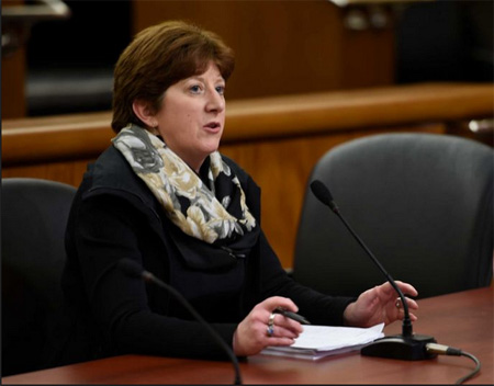 Albany Mayor Kathy Sheehan In February