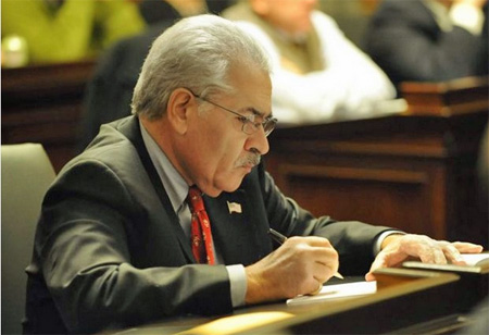Majority Leader Frank Commisso Sr. At The County Legislature