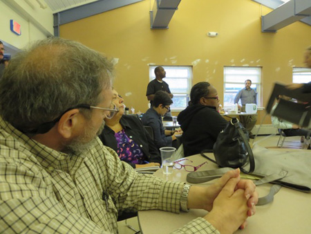 Meeting At Ezra Prentice, Dominic Calsolaro At Left, Willie White (Standing Center) Bawling Out The DEC Managers